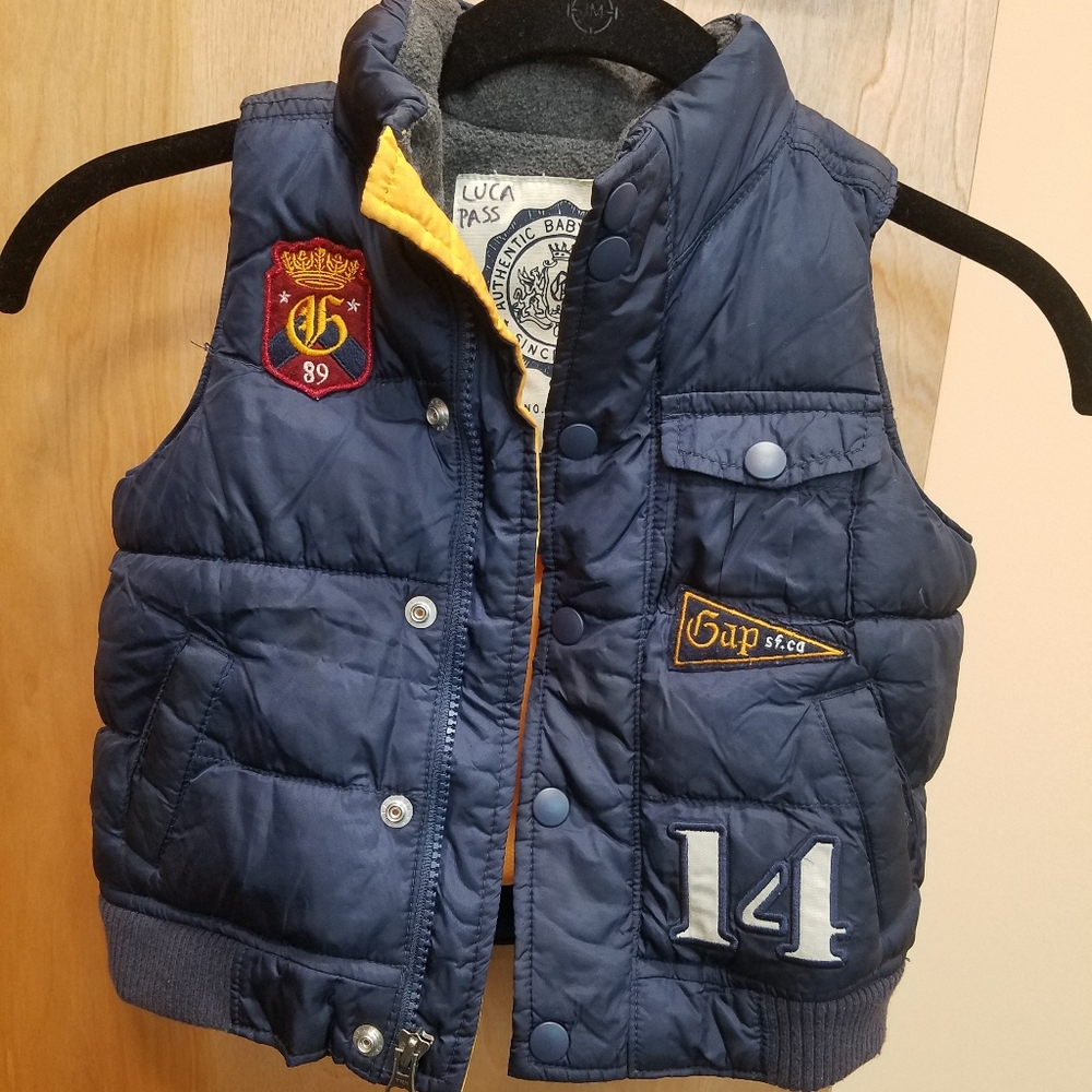 Gapkids Toddler Vest, Size 2 Years, EUC